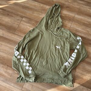 Victoria’s Secret pink crop top sweatshirt: Size Small